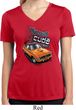 Ladies Dodge 1970 Plymouth Hemi Cuda Moisture Wicking V-neck Shirt