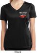 Ladies Dodge American Made Muscle Pocket Print Dry Wicking V-neck