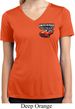 Ladies Dodge American Made Muscle Pocket Print Dry Wicking V-neck