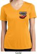 Ladies Dodge American Made Muscle Pocket Print Dry Wicking V-neck
