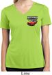 Ladies Dodge American Made Muscle Pocket Print Dry Wicking V-neck