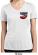 Ladies Dodge American Made Muscle Pocket Print Dry Wicking V-neck