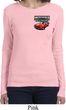 Ladies Dodge American Made Muscle Pocket Print Long Sleeve Shirt