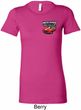 Ladies Dodge American Made Muscle Pocket Print Longer Length Shirt