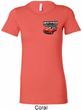 Ladies Dodge American Made Muscle Pocket Print Longer Length Shirt
