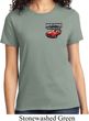 Ladies Dodge American Made Muscle Pocket Print Shirt