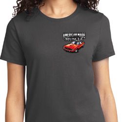 Ladies Dodge American Made Muscle Pocket Print Shirt Ladies Dodge American Made Muscle Pocket Print Shirt
