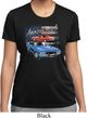 Ladies Dodge American Muscle Blue and Red Moisture Wicking Shirt