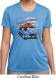 Ladies Dodge American Muscle Blue and Red Moisture Wicking Shirt