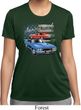 Ladies Dodge American Muscle Blue and Red Moisture Wicking Shirt