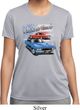 Ladies Dodge American Muscle Blue and Red Moisture Wicking Shirt