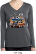 Ladies Dodge Blue and Orange Super Bee Dry Wicking Long Sleeve