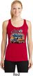 Ladies Dodge Blue and Orange Super Bee Dry Wicking Racerback