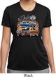 Ladies Dodge Blue and Orange Super Bee Dry Wicking T-shirt