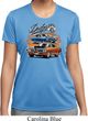 Ladies Dodge Blue and Orange Super Bee Dry Wicking T-shirt