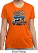 Ladies Dodge Blue and Orange Super Bee Dry Wicking T-shirt