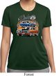 Ladies Dodge Blue and Orange Super Bee Dry Wicking T-shirt