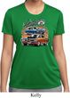 Ladies Dodge Blue and Orange Super Bee Dry Wicking T-shirt