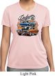 Ladies Dodge Blue and Orange Super Bee Dry Wicking T-shirt