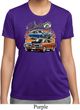 Ladies Dodge Blue and Orange Super Bee Dry Wicking T-shirt