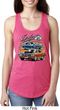 Ladies Dodge Blue and Orange Super Bee Ideal Racerback