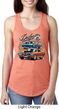Ladies Dodge Blue and Orange Super Bee Ideal Racerback