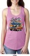Ladies Dodge Blue and Orange Super Bee Ideal Racerback
