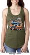 Ladies Dodge Blue and Orange Super Bee Ideal Racerback