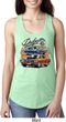 Ladies Dodge Blue and Orange Super Bee Ideal Racerback