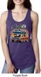 Ladies Dodge Blue and Orange Super Bee Ideal Racerback