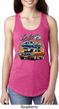 Ladies Dodge Blue and Orange Super Bee Ideal Racerback