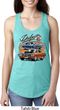 Ladies Dodge Blue and Orange Super Bee Ideal Racerback