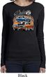 Ladies Dodge Blue and Orange Super Bee Long Sleeve