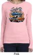 Ladies Dodge Blue and Orange Super Bee Long Sleeve