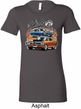 Ladies Dodge Blue and Orange Super Bee Longer Length Shirt