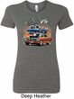 Ladies Dodge Blue and Orange Super Bee Longer Length Shirt