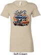 Ladies Dodge Blue and Orange Super Bee Longer Length Shirt