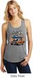 Ladies Dodge Blue and Orange Super Bee Racerback