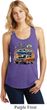 Ladies Dodge Blue and Orange Super Bee Racerback
