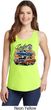 Ladies Dodge Blue and Orange Super Bee Tank Top