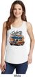 Ladies Dodge Blue and Orange Super Bee Tank Top