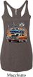 Ladies Dodge Blue and Orange Super Bee Tri Blend Racerback