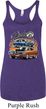 Ladies Dodge Blue and Orange Super Bee Tri Blend Racerback