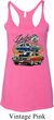 Ladies Dodge Blue and Orange Super Bee Tri Blend Racerback