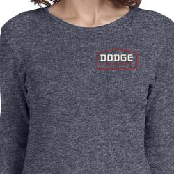 Ladies Dodge Brothers Pocket Print Long Sleeve Shirt Ladies Dodge Brothers Pocket Print Long Sleeve Shirt