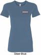 Ladies Dodge Brothers Pocket Print Longer Length Shirt