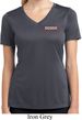 Ladies Dodge Brothers Pocket Print Moisture Wicking V-neck Shirt