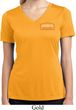 Ladies Dodge Brothers Pocket Print Moisture Wicking V-neck Shirt