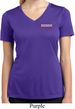 Ladies Dodge Brothers Pocket Print Moisture Wicking V-neck Shirt