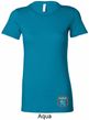 Ladies Dodge Garage Bottom Print Longer Length Shirt